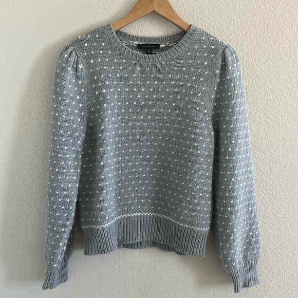 Ann Taylor Bird’s Eye Sweater Sz. M - Picture 4 of 9